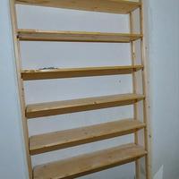 ripiani mensole scaffali libreria legno naturale