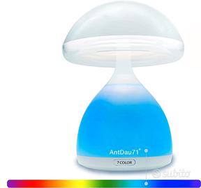 Lampada led touch 7 colori dimmerabile multicolor
