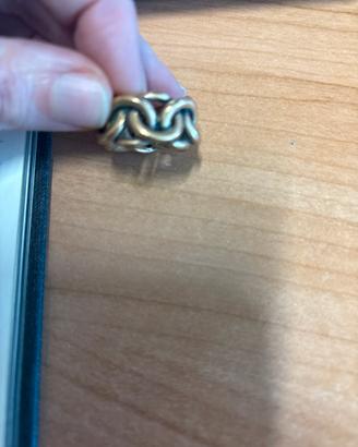 Anello intrecciato Donna