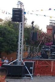 2 Torri Trabes lift 4/4,5 m per line array