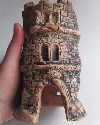 Torre, decorazione per acquario 