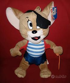 PELUCHE TOM AND JERRY GERRY TOPO PIRATA 45 CM NUOV