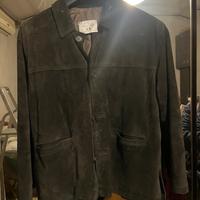 Giacca da uomo in pelle di camoscio