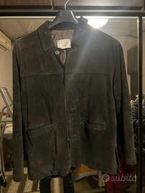 Giacca da uomo in pelle di camoscio