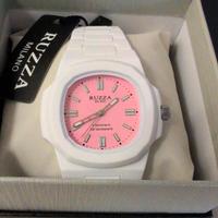 Ruzza Watch Bianco quadrante Rosa 