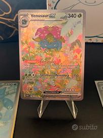 Carta pokemon Venusaur ex 198/165 del set 151