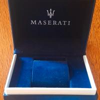 Cofanetto in pelle,orologio "Maserati"