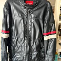 Giubbotto ecopelle Guess uomo, stile biker