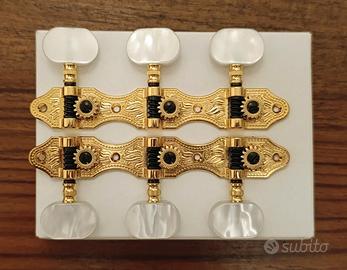Schaller meccaniche chitarra classica Oro/Perla