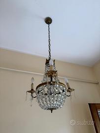 Lampadario vintage a mongolfiera