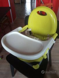 seggiolone Chicco per sedia da viaggio