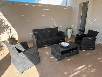 Divani in rattan