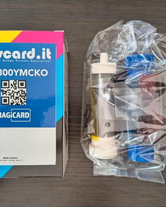 Nastro MAGICARD PRO300YMCKO per stampante badge