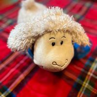 Peluche pecora con foulard