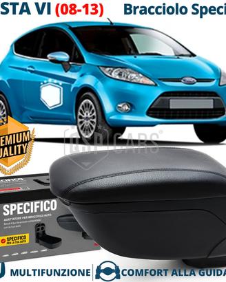 Bracciolo Per Ford Fiesta 6 SPECIFICO in PELLE