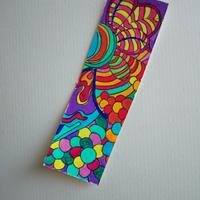 segnalibro dipinto a mano 