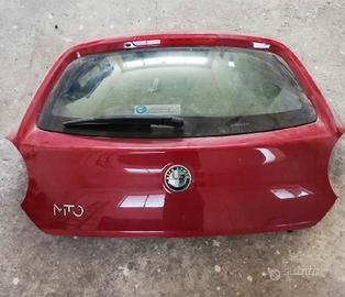 Portellone posteriore alfa mito color rosso