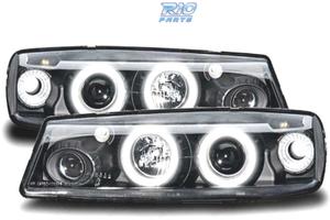 FARI OPEL CALIBRA 90-98 ANGEL EYES CCFL SFONDO NER