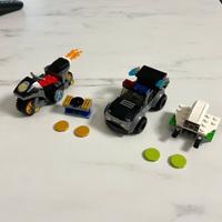 Lego Jeep + Moto + Drone Spider Man Avengers