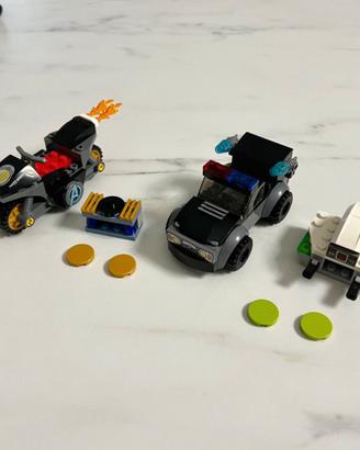 Lego Jeep + Moto + Drone Spider Man Avengers