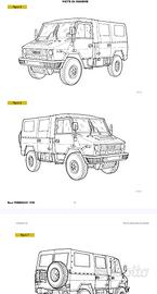 Manuale officina e libretto uso Iveco Daily 4x4 vm