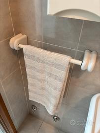 Accessori Bagno in Ceramica bianca + maniglione gr