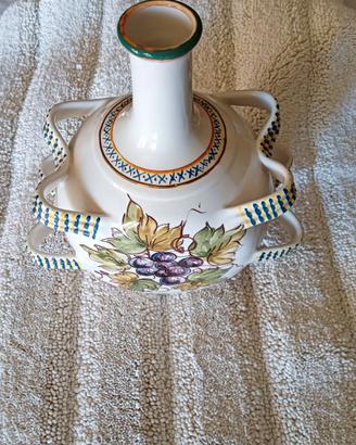Vaso ceramica decorato a mano