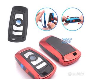 CUSTODIA CALOTTA CHIAVE BMW QUADRATA IN ROSSO