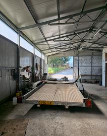 Carrello trasporto auto biasse Tecnitrail