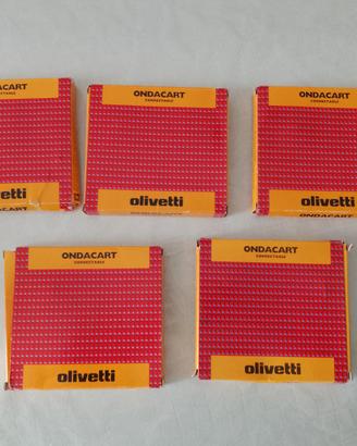 Lotto 5 Nastri Olivetti Ondacart Originali Nuovi