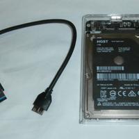 Hard disk esterno cavo usb 1 tb sata 2,5"