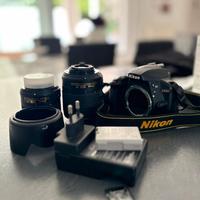 Macchina fotografica Nikon D3300 + 2 obiettivi