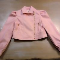 Giacca bimba Original Marines ecopelle rosa