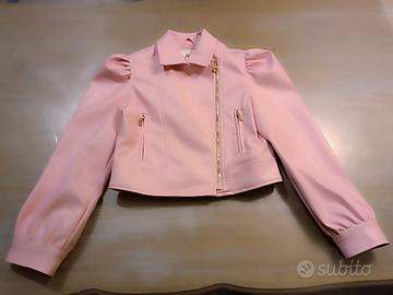 Giacca bimba Original Marines ecopelle rosa
