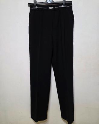 MSGM Pantalone Sartoriale in Lana Vergine