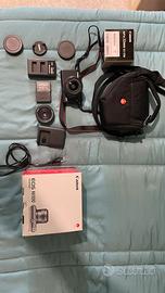 Mirrorless Canon M100, 2 obiettivi + accessori