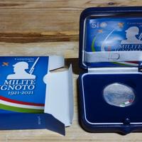 moneta commemorativa 5 euro milite ignoto
