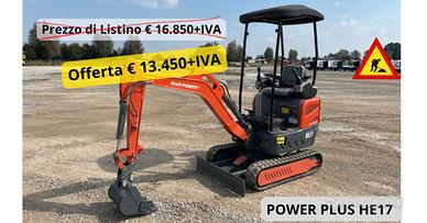 Mini escavatore power plus he17