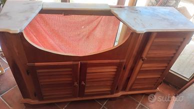 mobile e accessori bagno legno