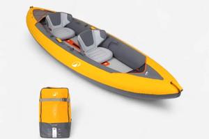 kayak due posti con pagaie e accessori come nuovo 