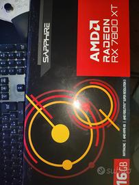 scheda video 16g AMD RX 7800xt  Sapphire reference