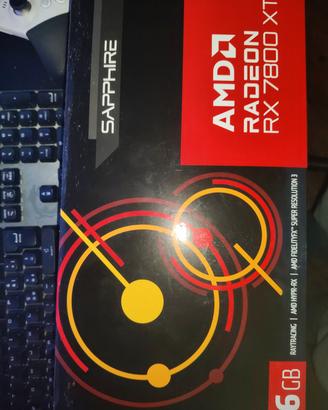 scheda video 16g AMD RX 7800xt  Sapphire reference