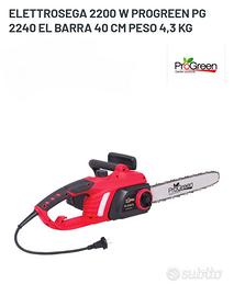 motosega elettrica