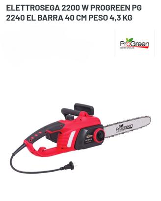 motosega elettrica
