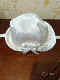 Vestito battesimo + fascia + cappello + scarpe 