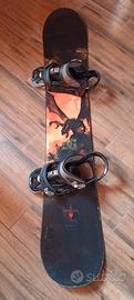Tavola Snowboard+attacchi Burton e scarponi DC