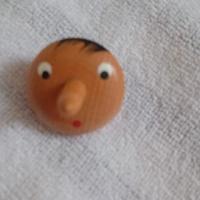 Pinocchio trottola in legno