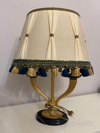 Candelabro  vintage – Metallo | Onice e damascato