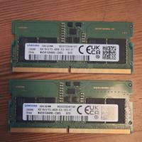 RAM Samsung DDR5 16GB (2x8GB) 4800MHz SODIMM