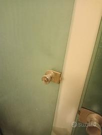 Porte in vetro temprato verde